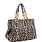 Leopard Print 2-Way Satchel