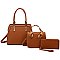 Fashion Top Handle 3-in-1 Satchel Set