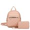 Fashion Quilted 2 in 1 Backpack