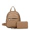 Fashion Quilted 2 in 1 Backpack