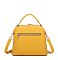 Quilted Top Handle 2-in-1 Satchel