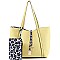3 in 1 Leopard Print Shopper Tote Value SET