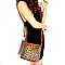 3 IN 1 FAUX LEATHER LEOPARD PRINT HOBO WALLET SET
