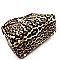 3 COMPARTMENT LEOPARD PRINT SATCHEL