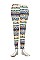 AZTEC TRIBAL PRINT HIGH WAIST WOMEN LEGGING FM-LG2923