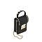 Matte Studded Top Flap Jelly Candy Cell Phone Case Crossbody Purse