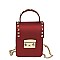 MODERN FASHION PLAIN DESIGN CROSSBODY BAG