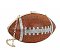Rhinestone Bling Football Clutch