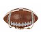 Rhinestone Bling Football Clutch