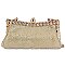 Embellished Rhinestone Mesh Evening Bag Clutch