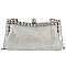 Embellished Rhinestone Mesh Evening Bag Clutch