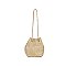 Rhinestone Mesh Bucket Shoulder Bag