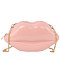 Lips Clutch Crossbody Bag