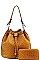 2in1 FASHION STYLISH BUCKET-HOBO BAG MATCHED WITH LONG WALLET JYLH-094-1W