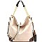 2-Way Leopard Print Detail Chain Hobo Wallet SET