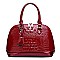 FASHION SHELL-SHAPED LUXURY CROC SATCHEL HANDBAG