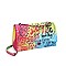 Super Large Capacity Graffiti Style Shoulder Bag