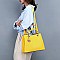 3 IN 1 DESIGNER LUXURY TOTE CROSSBODY PURSE SET