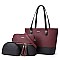 3 IN 1 TOTE CROSSBODY BAG & CLUTCH VALUE SET