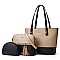 3 IN 1 TOTE CROSSBODY BAG & CLUTCH VALUE SET