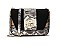 SNAKE PRINT TURN LOCK CROSS BODY