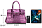 Alligator Soft Touch Satchel