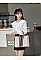 TRENDY STRIPED CANVAS TOTE BAG