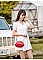 LIP PURSE SHOULDER CHAIN CROSSBODY SHELL BAG