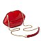 LIP PURSE SHOULDER CHAIN CROSSBODY SHELL BAG