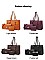 3 IN 1 CROCODILE PRINT SATCHEL CLUTCH SET