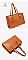 3 IN 1 CROCODILE PRINT SATCHEL CLUTCH SET
