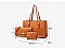3 IN 1 CROCODILE PRINT SATCHEL CLUTCH SET