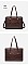 3 IN 1 CROCODILE PRINT SATCHEL CLUTCH SET
