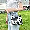 COW PRINT MINI SHOULDER HANDBAGS