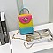 RAINBOW COLOR CELLPHONE HOLDER JELLY BAG