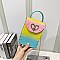 RAINBOW COLOR CELLPHONE HOLDER JELLY BAG