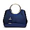 ROUND HANDLE PATENT BOUTIQUE SATCHEL