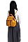 STYLISH TEXTURED PU LEATHER DESIGNER ELEPHANT BACKPACK JYLHJ-001