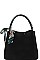 CHIC DESIGNER SILKY SCARF ACCENT HANDBAG JYLHJ-003