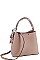 CHIC DESIGNER SILKY SCARF ACCENT HANDBAG JYLHJ-003