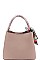 CHIC DESIGNER SILKY SCARF ACCENT HANDBAG JYLHJ-003
