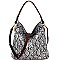 2 WAY ANIMAL PRINT SLOUCH HOBO