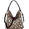 2 WAY ANIMAL PRINT SLOUCH HOBO