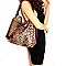 2 WAY ANIMAL PRINT SLOUCH HOBO