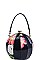 ELEGANT FASHION FLORAL BALL SATCHEL WITH LONG STRAP  JYLHU-079-F