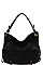 STYLISH EXPANDABLE SMOOTH PU LEATHER HOBO BAG JYLHU-096-1