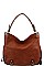 STYLISH EXPANDABLE SMOOTH PU LEATHER HOBO BAG JYLHU-096-1