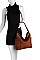 TRENDY TEXTURED PU LEATHER DESIGNER SATCHEL BAG JYLHU-127