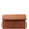 STYLISH TEXTURED PU LEATHER DESIGNER FASHION CROSSBODY CLUTCH JY-LHU-171