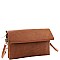 STYLISH TEXTURED PU LEATHER DESIGNER FASHION CROSSBODY CLUTCH JY-LHU-171